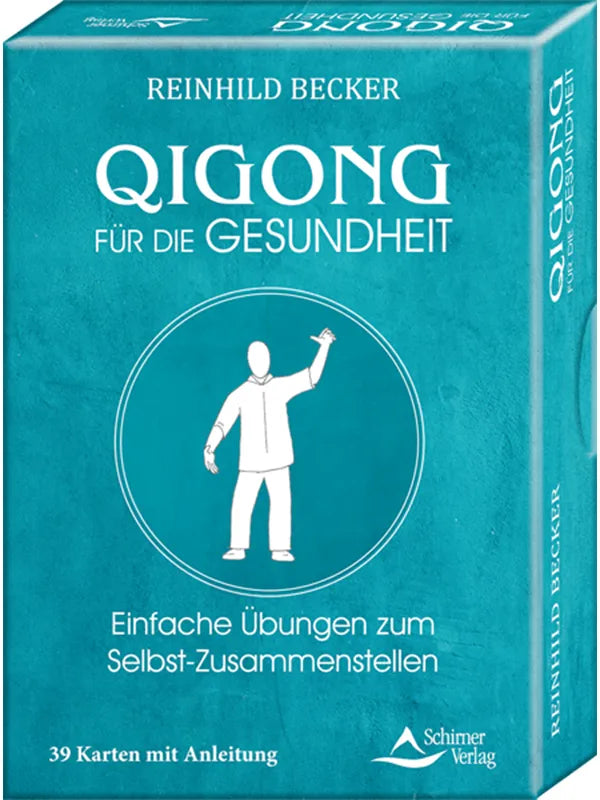Das türkise Kartenset "Qigong für die Gesundheit" von Reinhild Becker