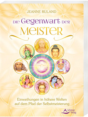 Das gelbe Buchcover "Die Gegenwart der Meister" von Jeanne Ruland