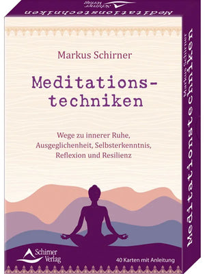 Das Kartenset "Meditationstechniken" von Markus Schirner