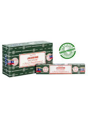 Jasmine Räucherstäbchen in nachhaltiger Papier-Verpackung