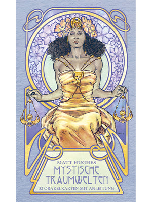 Die Orakel-Karten "Mystische Traumwelten" von Matt Hughes in Pastell-Farben