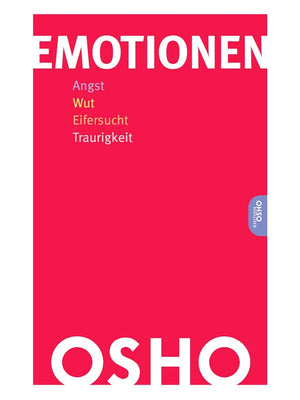 Das rote Buchcover "Emotionen" von Osho