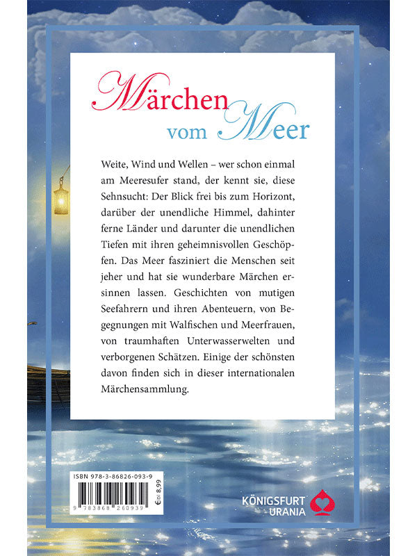 Das Buch "Märchen vom Meer" mit Holzschiff auf dem Cover