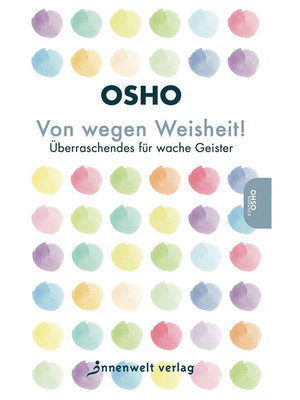 Das Buchcover "Von wegen Weisheit" von OSHO
