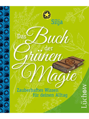 Das grüne Buchcover "Das Buch der Grünen Magie" von Silja