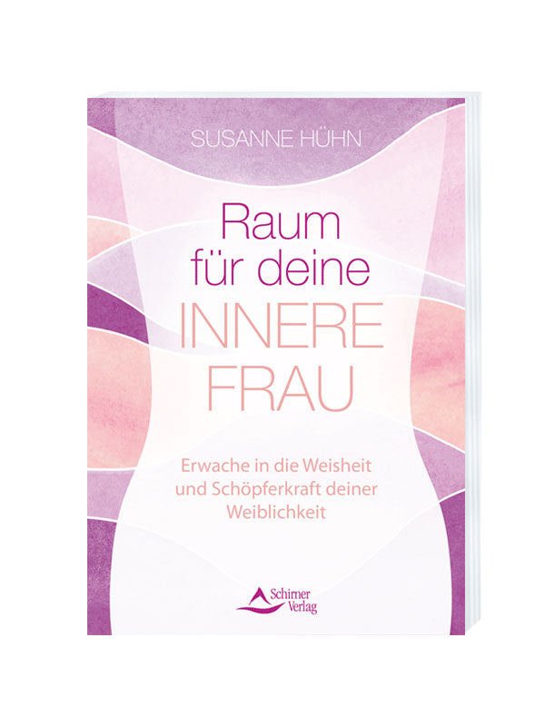 Das lila-rosane Buchcover "Raum für deine Innere Frau" von Susanne Hühn