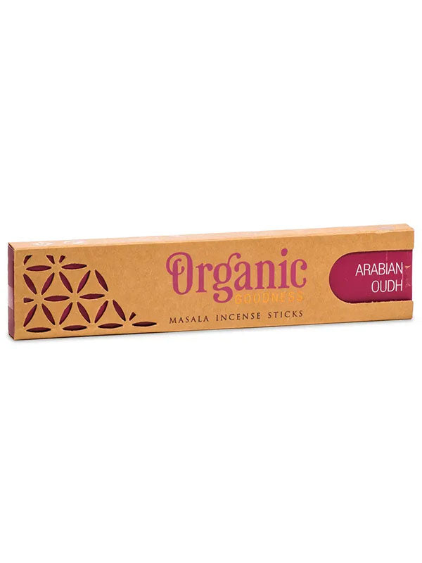 Die Organic Goodness Masala-Räucherstäbchen "Arabian Oudh" von Song of India
