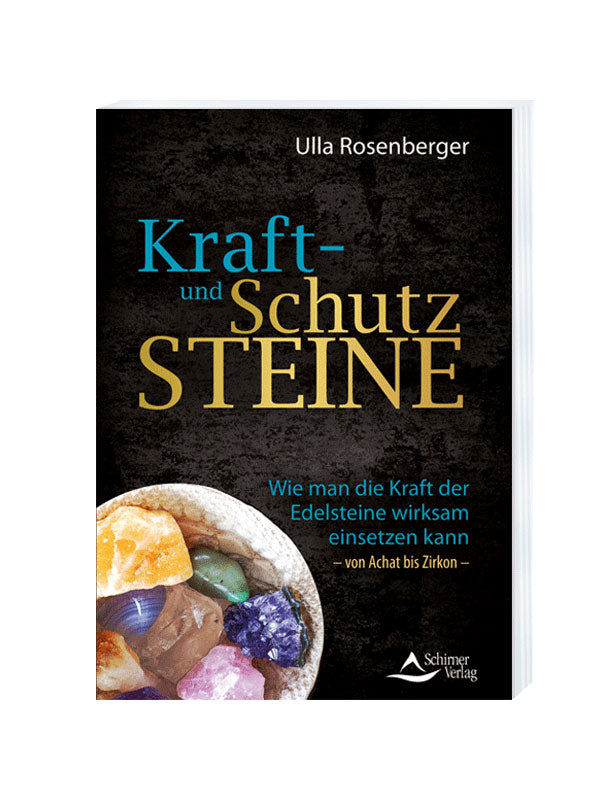 Das Buchcover "Kraft- und Schutzsteine" von Ulla Rosenberger